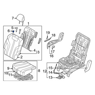 Genesis OE - Center Right Power Seat Switch