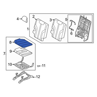 Genesis OE - Front Left Seat Cover