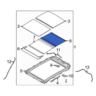 Genesis OE - Rear Sunroof Cover