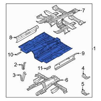 Genesis OE - Front Floor Pan