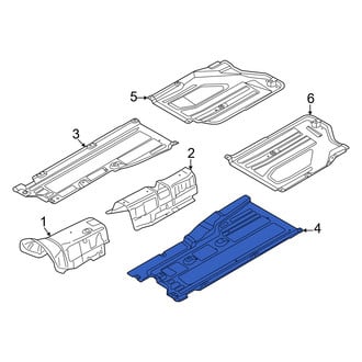 Genesis OE - Front Left Floor Pan Splash Shield