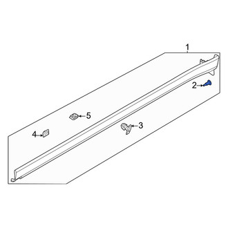 Genesis OE - Rocker Panel Molding Clip