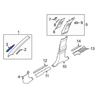 Genesis OE - Front Right Lower Instrument Panel Air Duct