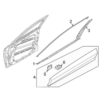 Genesis OE - Front Door - Exterior Trim