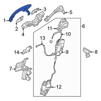 Genesis OE - Front Left Outer Exterior Door Handle