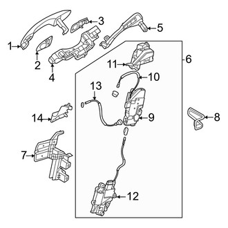 Genesis OE - Front Door - Lock & Hardware (Lock & Handles)