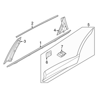 Genesis OE - Rear Door - Exterior Trim