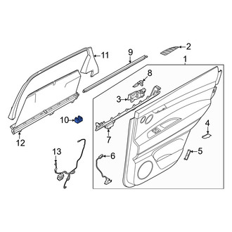 Genesis OE - Front Right Door Window Switch