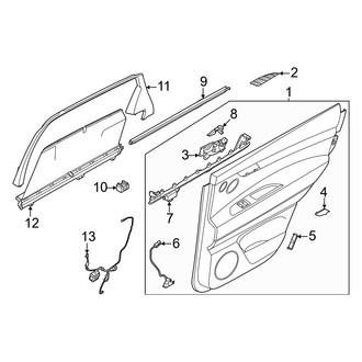 Genesis OE - Rear Door - Interior Trim