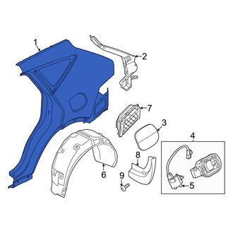Genesis OE - Rear Right Outer Quarter Panel