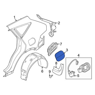 Genesis OE - Rear Fuel Filler Door