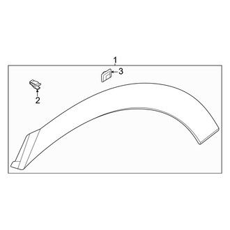 Genesis OE - Quarter Panel - Exterior Trim