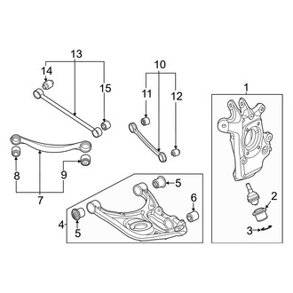 Genesis OE - Rear Suspension - Suspension Components