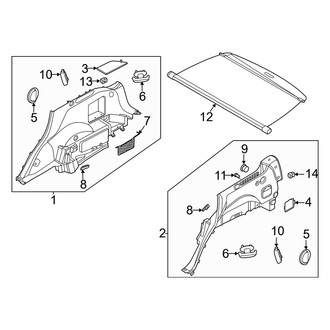 Genesis OE - Rear Body & Floor - Interior Trim (Side Trim, W/O 3rd Row)