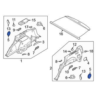 Genesis OE - Rear Rearward Tie Down Hook