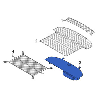 Genesis OE - Rear Trunk Floor Storage Box
