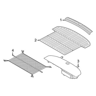 Genesis OE - Rear Body & Floor - Interior Trim (Floor Trim, With 3rd Row Seat), (Advanced / Prestige)
