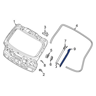 Genesis OE - Rear Left Power Door Resistance Pinch Sensor