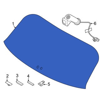 Genesis OE - Rear Liftgate Glass