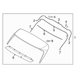 Genesis OE - Lift Gate - Spoiler