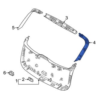 Genesis OE - Rear Right Liftgate Trim