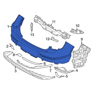 Genesis OE - Rear Upper Bumper Cover