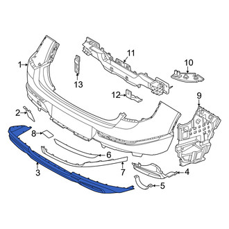 Genesis OE - Rear Lower Bumper Cover