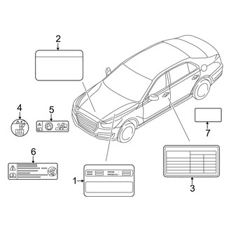 Genesis OE - Information Labels - Labels (Gas)