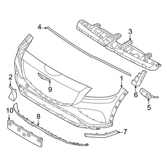Genesis OE - Front Bumper & Grille - Bumper & Components (Bumper Components)