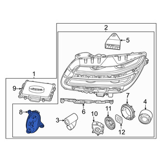 Genesis OE - Front Right Headlight Bulb