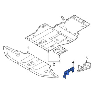 Genesis OE - Front Forward Radiator Support Splash Shield