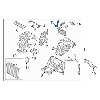 Genesis OE - HVAC Heater Core Case Cover