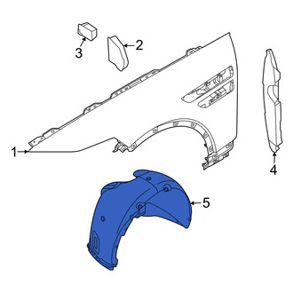 Genesis OE - Front Left Fender Splash Shield
