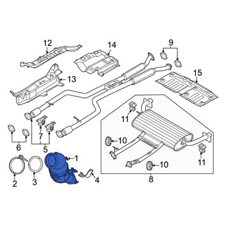 Genesis OE - Left Catalytic Converter