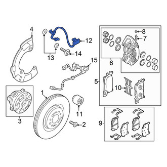 Genesis OE - Front Right Brake Hydraulic Hose