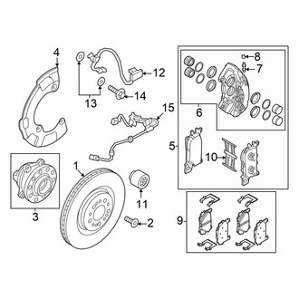 Genesis OE - Front Suspension - Brake Components