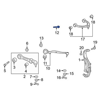 Genesis OE - Front Lower Suspension Control Arm Bolt