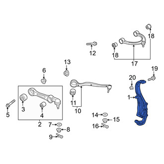 Genesis OE - Front Right Steering Knuckle