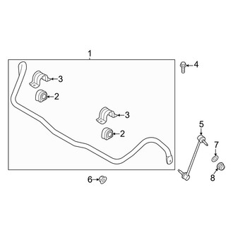 Genesis OE - Front Suspension - Stabilizer Bar & Components