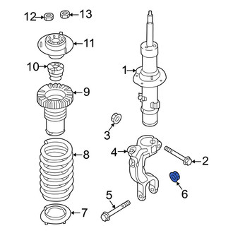 Genesis OE - Rear Suspension Stabilizer Bar Link Nut