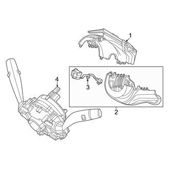 Genesis OE - Steering Column - Shroud, Switches & Levers