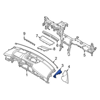 Genesis OE - Right Instrument Panel Cover