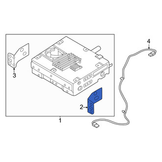 Genesis OE - Right Radio Bracket