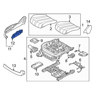 Genesis OE - Front Right Lower Power Seat Switch
