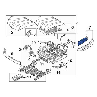 Genesis OE - Front Left Power Seat Switch