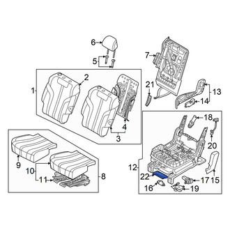 Genesis OE - Rear Right Power Seat Control Module