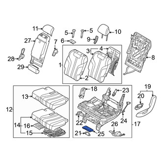 Genesis OE - Rear Left Power Seat Control Module