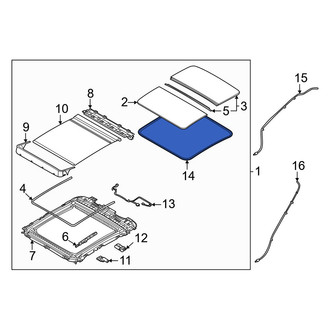 Genesis OE - Sunroof Seal