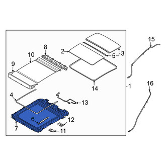 Genesis OE - Sunroof Frame