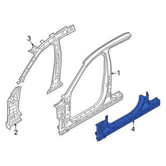 Genesis OE - Left Outer Rocker Panel